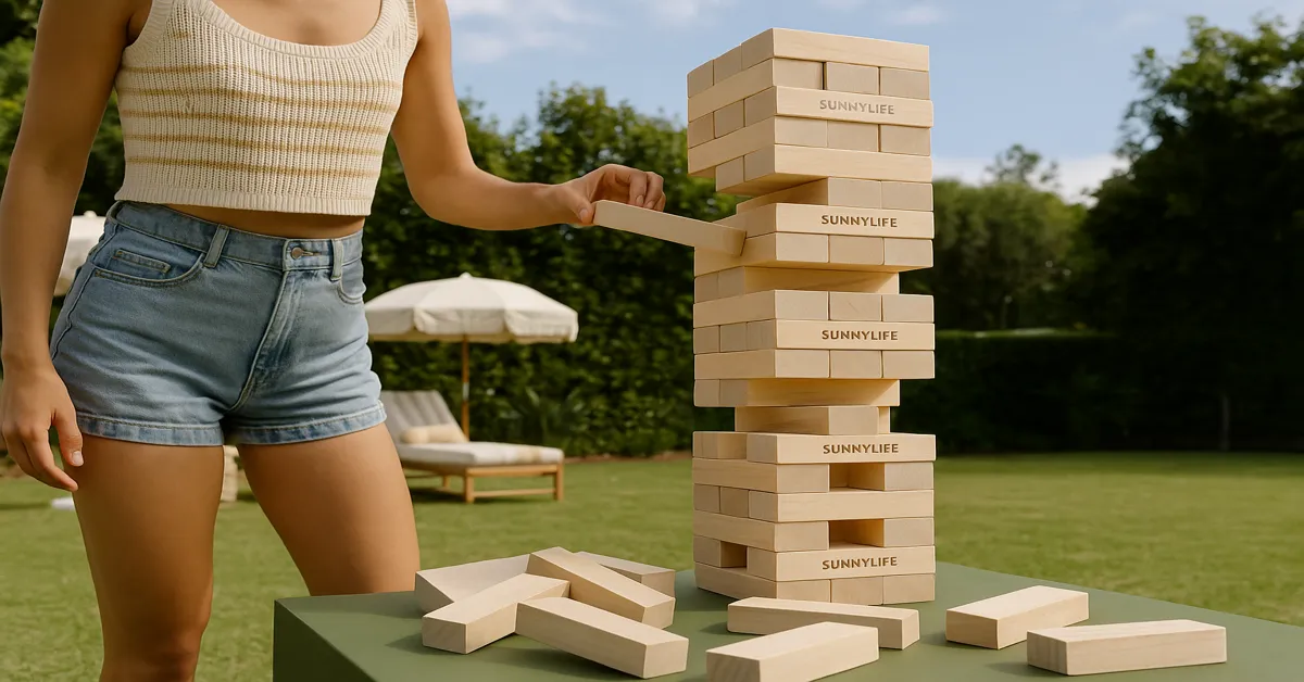 Shop Sunnylife Giant Jumbling Tower