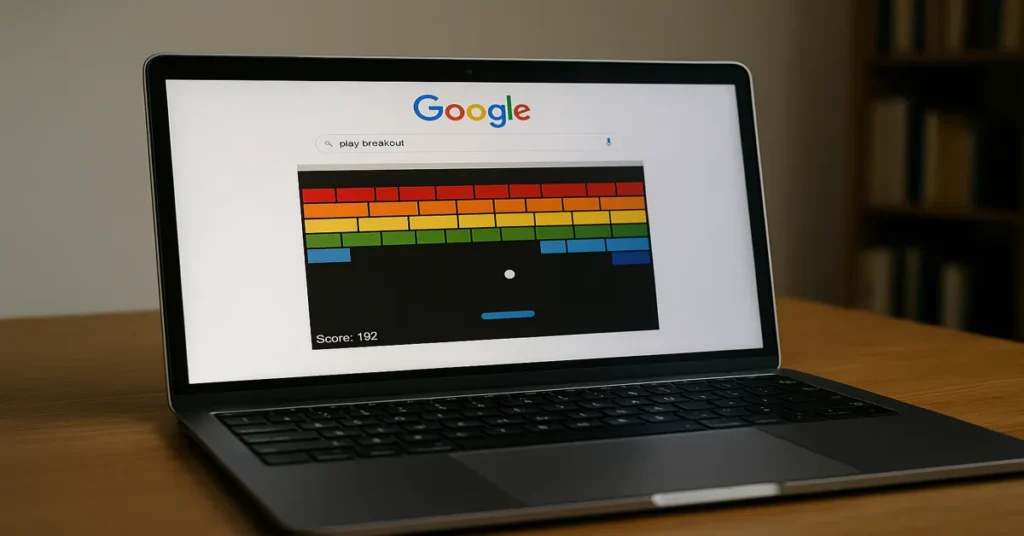 Google Block Breaker