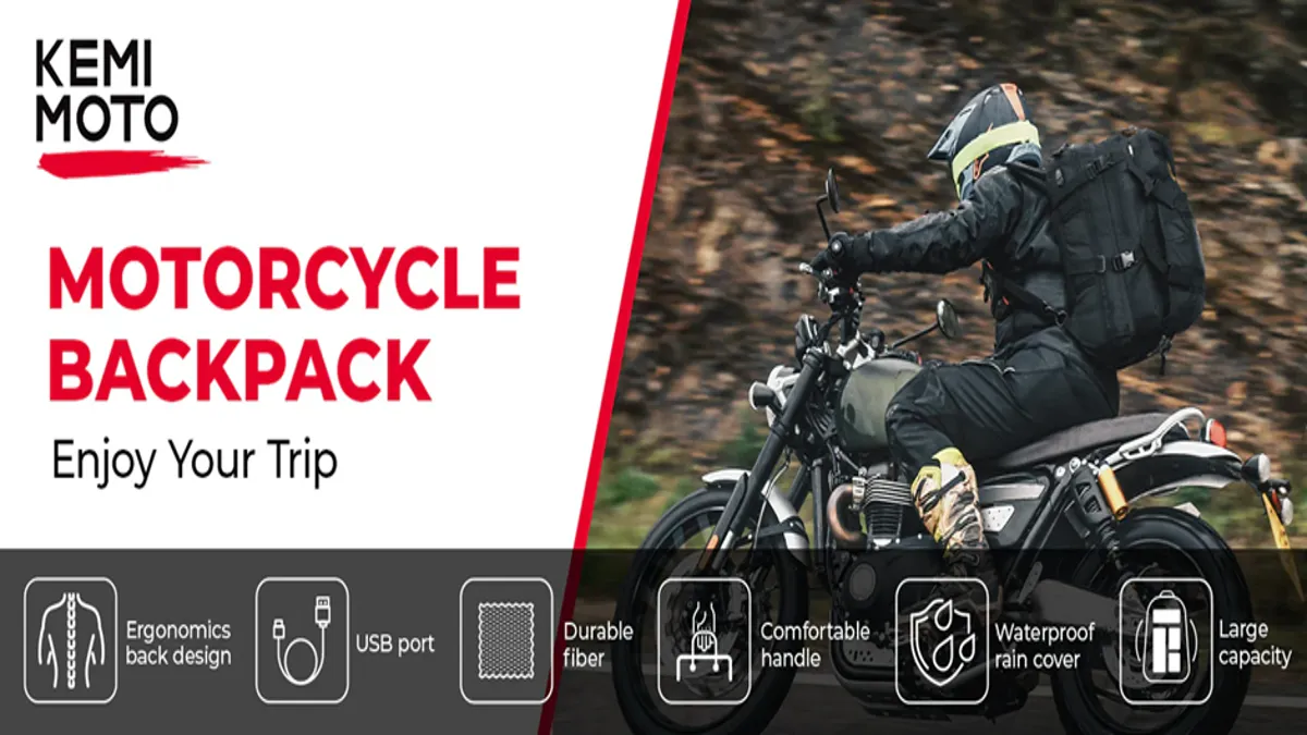 Kemimoto Motorcycle Backpacks