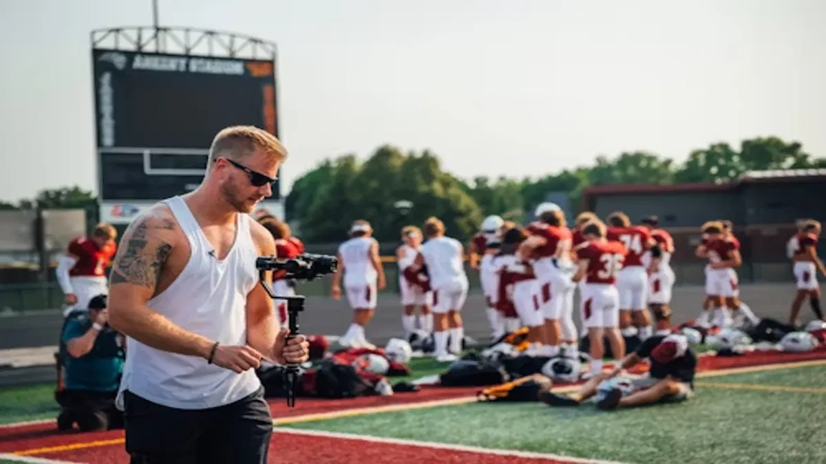 jon gruden saw michigan football practice bryce underwood.