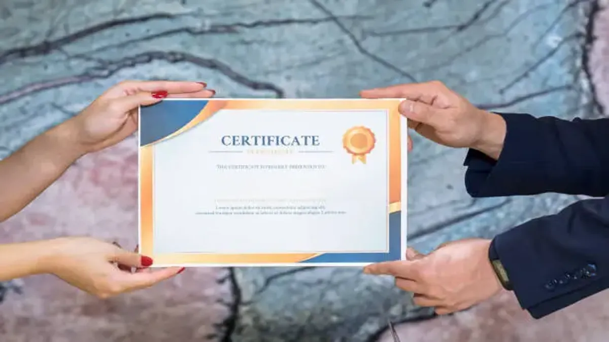 18th Edition Certificate Last