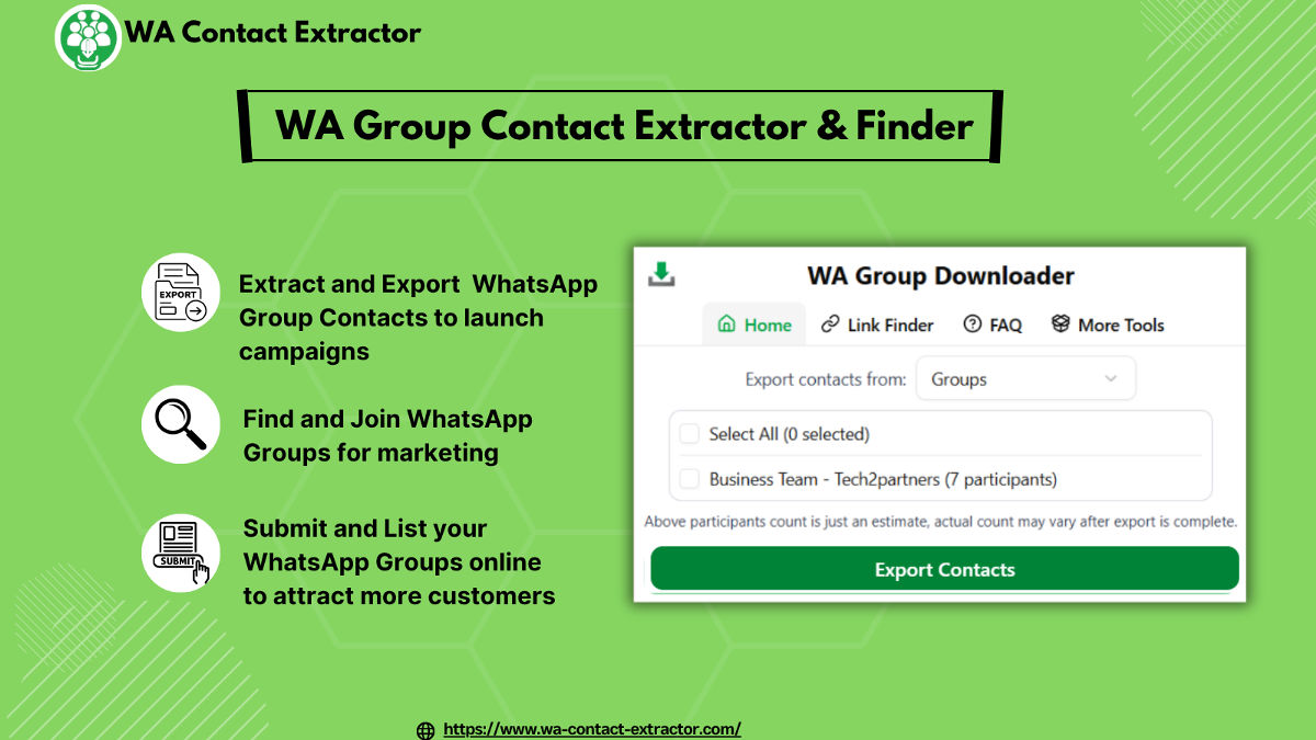 Export WhatsApp Group Contacts