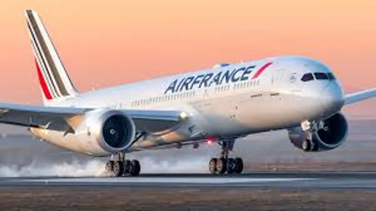 Air France A350 Chicago Flight Return