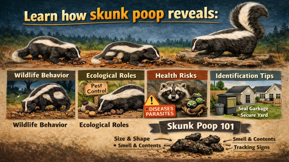 Skunk Poop
